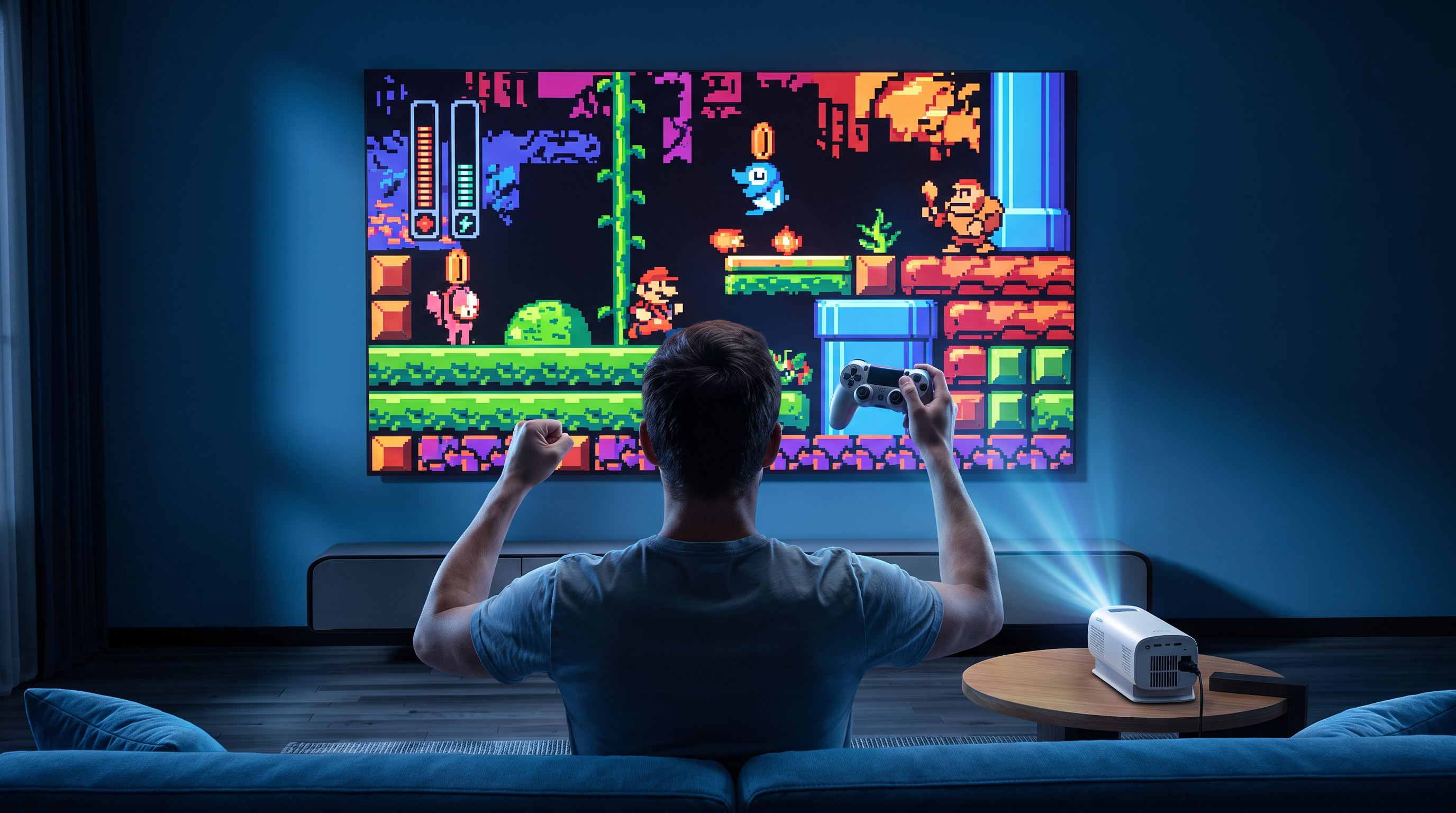 Glowcade Retro Arcade Projector
