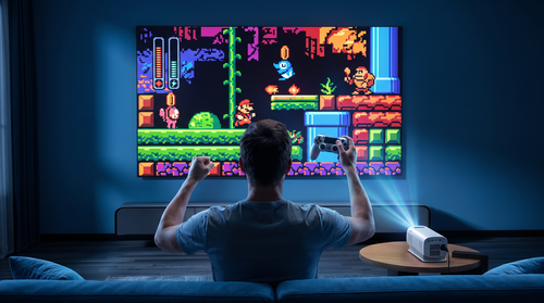 Glowcade Retro Arcade Projector